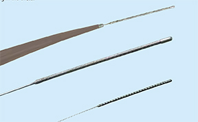 Flexible spring tip marked metallic Guidewire